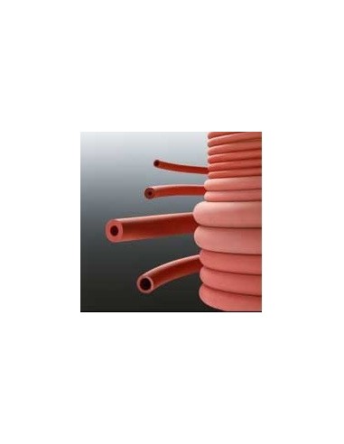 Laboratory Tubing Natural Rubber red Ø inside/outside 9/13 mm