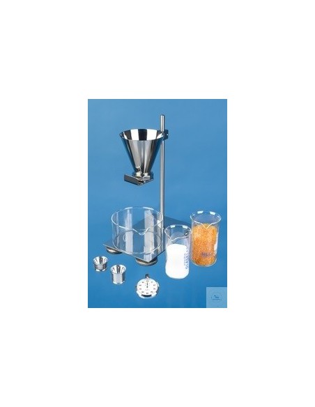 Aparat do określania sypkości wg DIN EN ISO6186, Ph.Eur.2.9.16