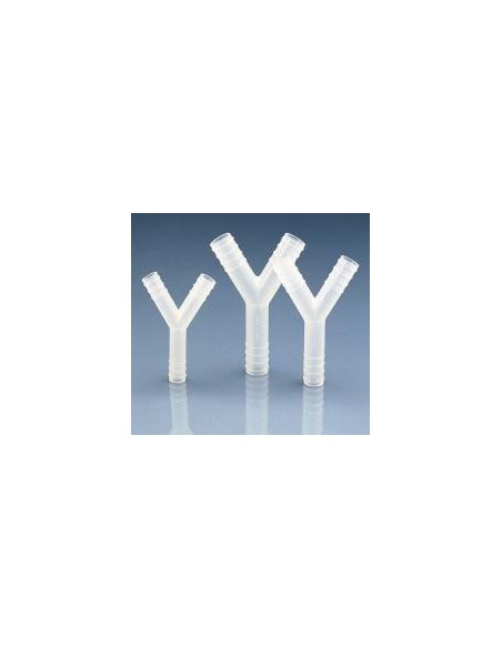 Tubing connector PP Y- shape for tubes with inner Ø 10 - 11 mm