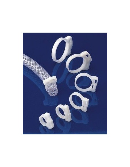 Hose clip POM for tubing Ø 20-22 mm pack 10 pcs.