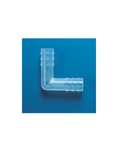 Tubing connector PP L-shape for tubing inner -Ø 5-7 mm pack 10