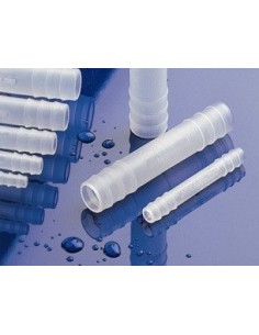 Tubing connector cylindrical PVDF for tubing Ø 7-9 mm pack 10