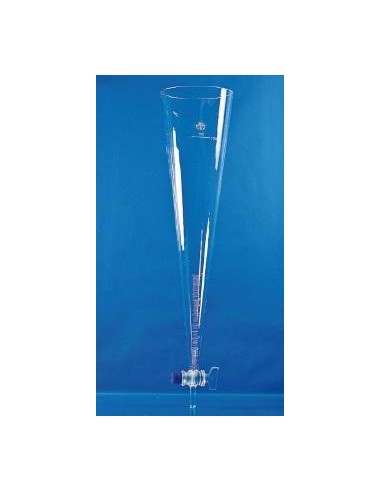 Settling cone acc to Imhoff SIMAX 1000 ml with cock height 470