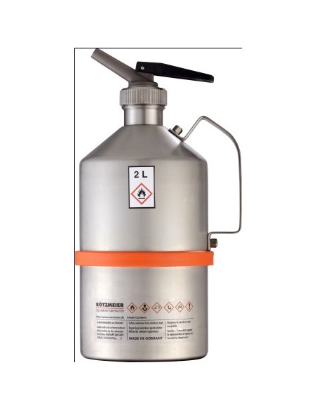 Sicherheitskanne mit Feindosierer Überdruckventil Edelstahl 2