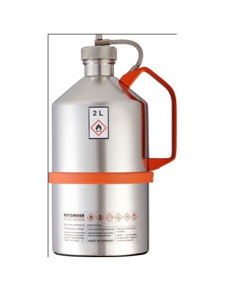 Safety can with screw cap pressure control valve stainless