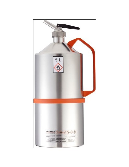 Sicherheitskanne mit Feindosierer Überdruckventil Edelstahl 5