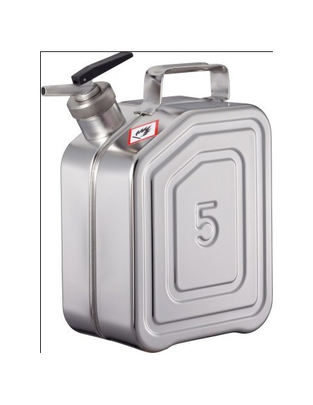 Sicherheitskanister mit Feindosierer Überdruckventil Edelstahl