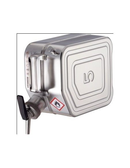 Safety canister with tap separate ventilation pressure control