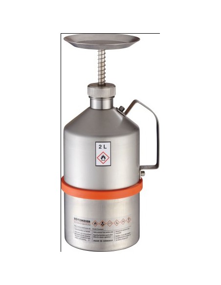 Sparanfeuchter 2 L Edelstahl unpoliert