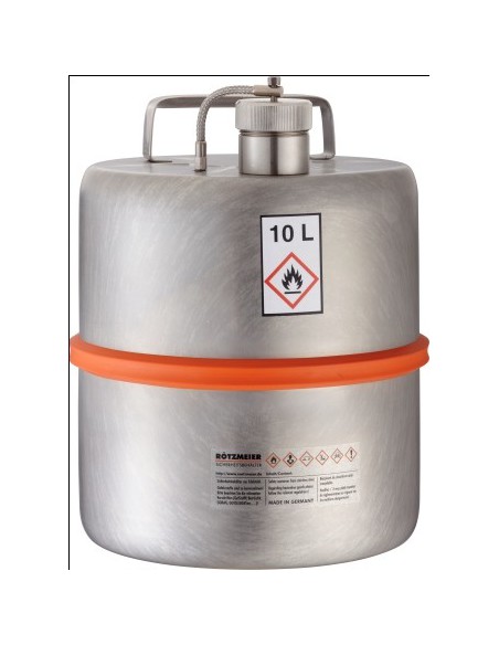 Sicherheitsstandgefäß with Schraubkappe Überdruckventil 10L