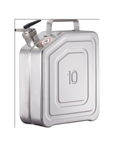 Safety canister with metering device pressure control valve