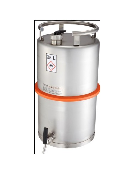 Sicherheitsstandgefäß mit Zapfhahn separate Belüftung