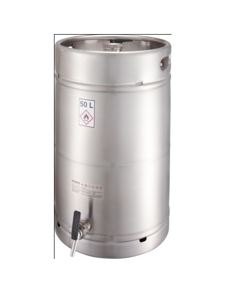 Safety barrel with tap sep. ventilation pressure control valve