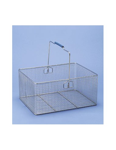 Basket with Handle (plastic) stainless steel wire LxWxH