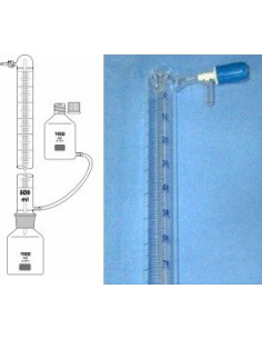 Eudiometer 600 ml: 2/1ml zur Bestimmung des Faulverhaltens von