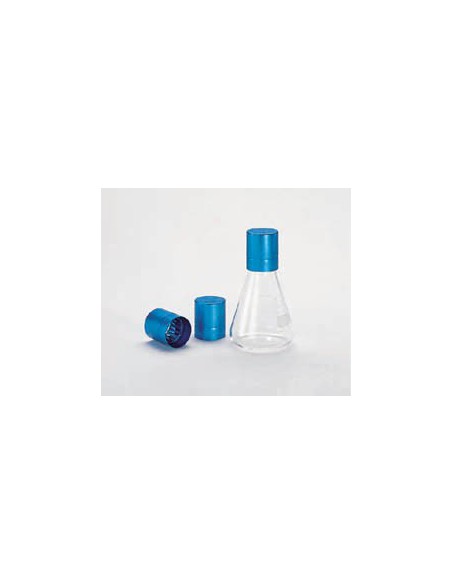 Cap for Erlenmeyer flask 50/62 blue pack 25 pcs.*sell-out*