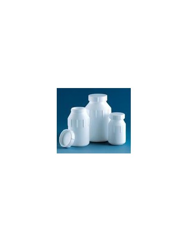 Wide-mouth bottle 250 ml PTFE with screw cap