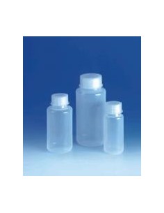 Butelka szerokoszyjna PE-LD 250mL z zakrętką PP