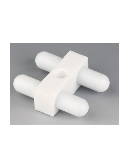 Mieszadełko magnetyczne podwójne PTFE 40 x 10 mm z otworem 8 mm