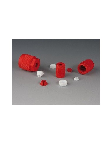 Screw cap PTFE/ETFE GL 18 Ø 3 mm