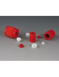 Schraubkappe PTFE/ETFE mit O-Ring GL 18 Ø 2 mm