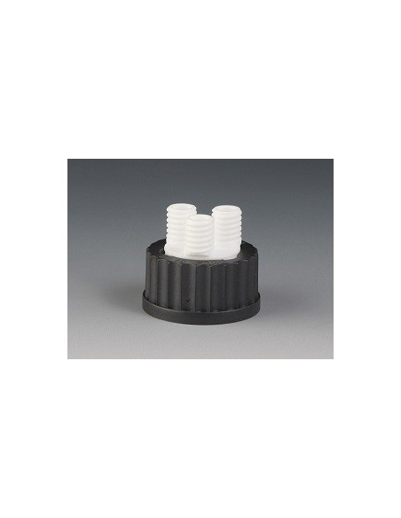 Zakrętka GL 45 z 3 szyjkami GL14 PTFE