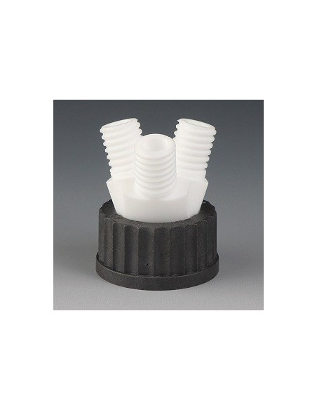 Schraubkappe GL45 3 Hälse GL18 PTFE