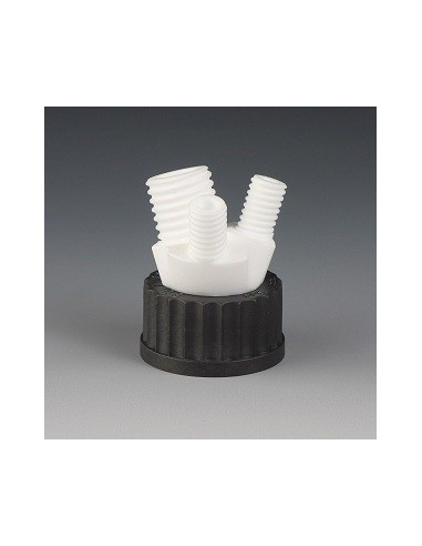 Schraubkappe GL45 2 Hälse GL14 1 Hals GL25 PTFE