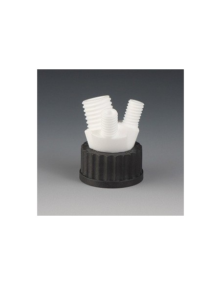 Schraubkappe GL45 2 Hälse GL14 1 Hals GL25 PTFE