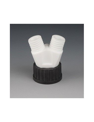Screw cap GL45 2 Necks GL25 PTFE