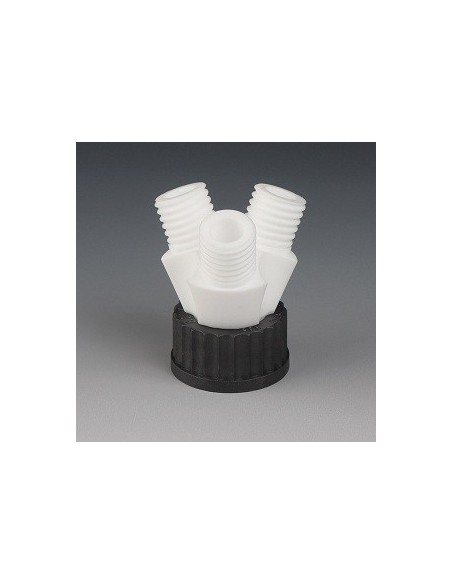 Zakrętka GL 45 z 4 szyjkami GL25 PTFE