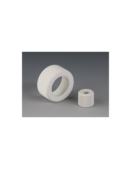 Screw cap PTFE-GF GL 45 with bore Ø 34 mm