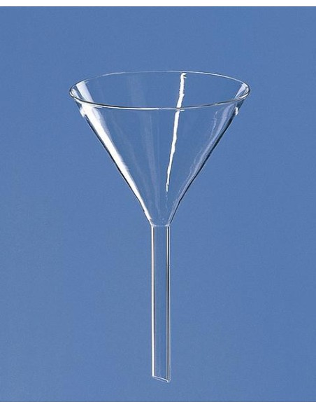 Funnel short stem Boro 3.3 outer-Ø 200mm stem outer-Ø 26mm stem