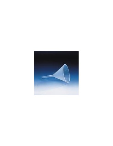 Funnel PP fluted interior outer-Ø 80mm stem outer-Ø 10mm stem l