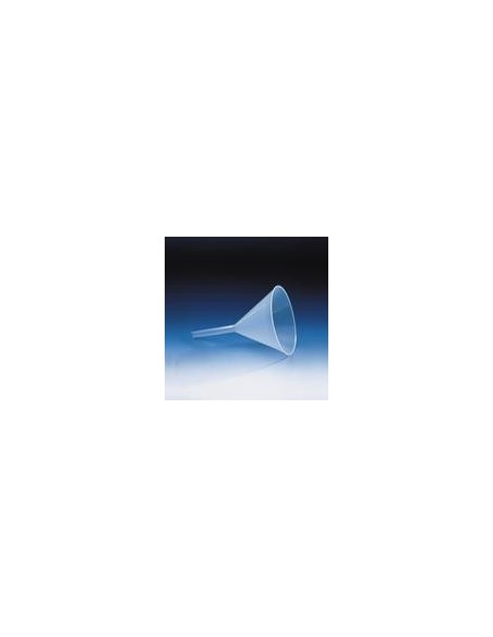 Funnel PP fluted interior outer-Ø 150mm stem outer-Ø 14mm stem
