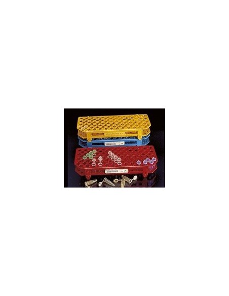 Statyw na 100 probówek Eppendorfa 1,5/2 ml PP DxSxW 265x110x45