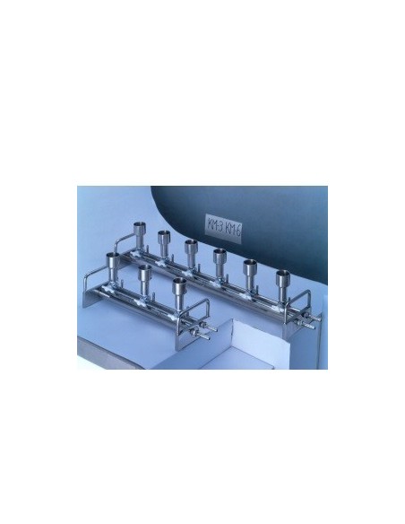 Stainless steel 6-Station Manifold KM6N