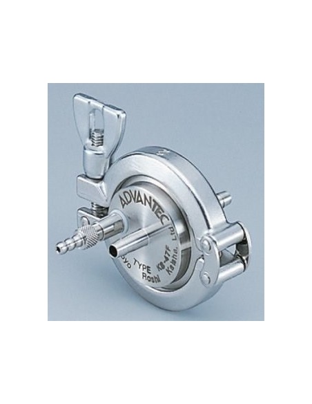 Hygienische In-Line Halterung Edelstahl KS 47 F