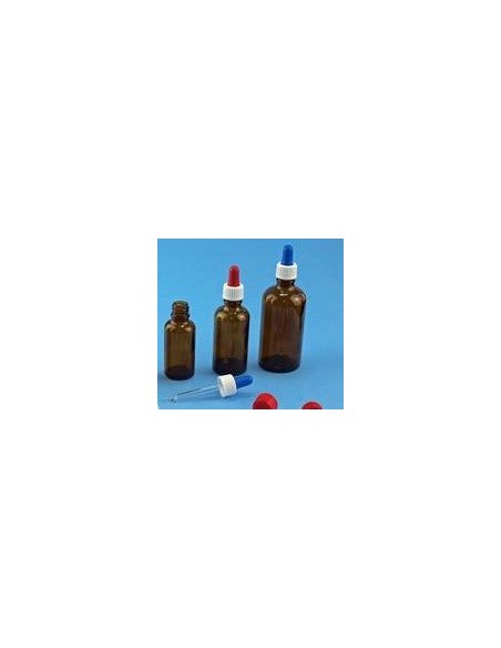 Pipeta wklapiająca do butelki 50 ml zakrętka DIN 18 kapturek i