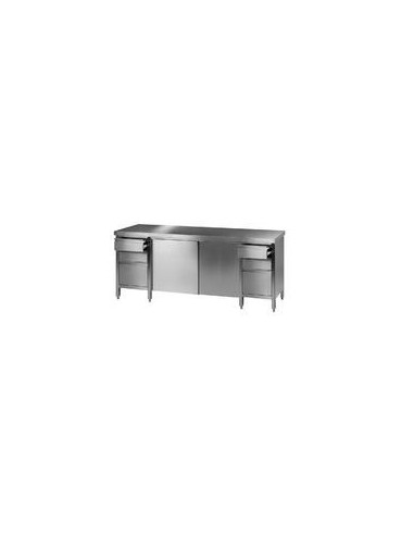 Stół laboratoryjny 5 stal 18/8 DxSxW 2500x750x900 mm