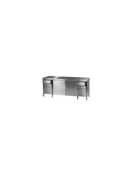 Stół laboratoryjny 5 stal 18/8 DxSxW 2500x750x900 mm