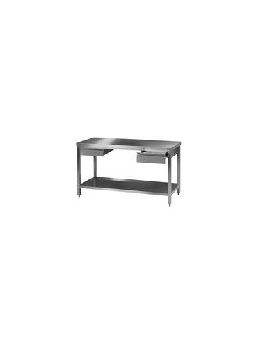 Laboratory worktable 2 18/10 Stainless Steel LxWxH 3000x750x750