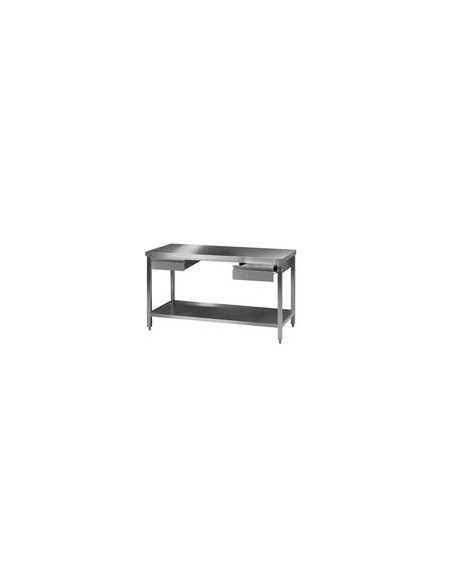 Laboratory worktable 2 18/10 Stainless Steel LxWxH 3000x750x750