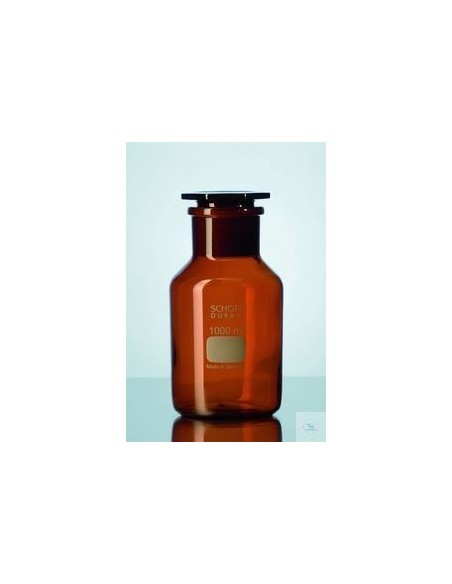 Weithals-Standflasche 1000 ml Duran braun NS 60/46 mit