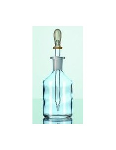 Tropfflasche 100 ml Glas klar mit Pipette