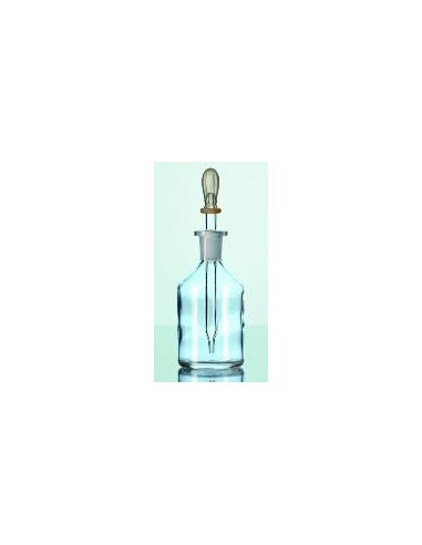 Tropfflasche 100 ml Glas klar mit Pipette