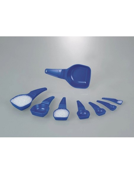 Messlöffel-Set 0,5…50 ml PS blau Set a 8 St.