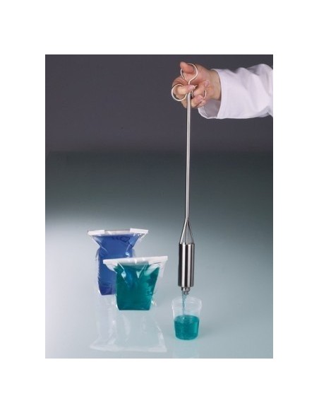 Flüssigkeits-Sammler Daumenöffnung 100 ml Gesamtlänge 540 mm