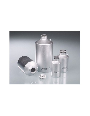 Transportflasche Aluminium 500 ml UN-Zulassung Schraubverschluss