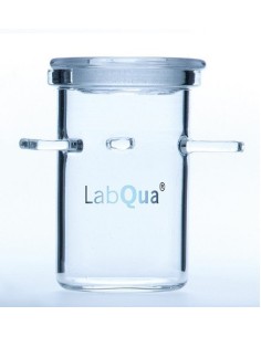 Coking-Crucible Rademacher Ø 27 mm quartz glass with ground